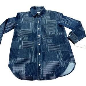 NWT!! Bagatelle‎ New You Collection Denium Button Up Jean Shirt